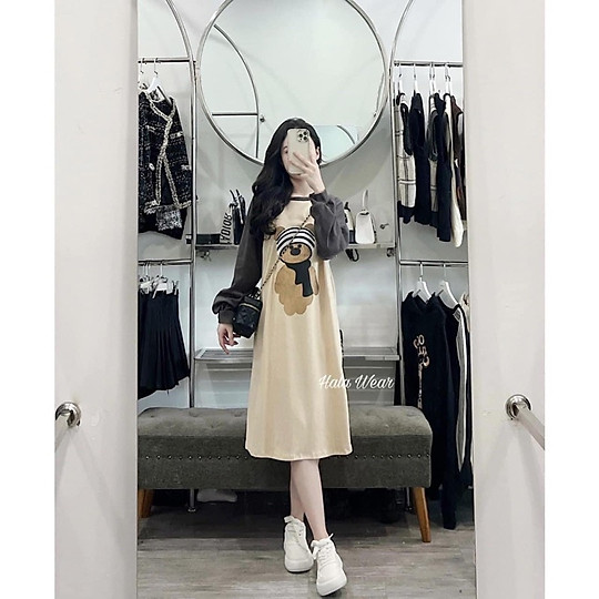Chân Váy Dáng Suông Nữ Dài Túi Hộp | FM Style