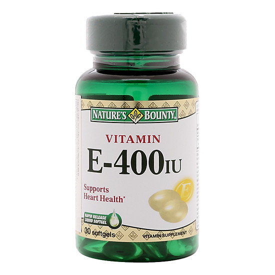 Thực Phẩm Chức Năng Vitamin E Natures Bounty E 400 Iu Natural Pure D Alpha