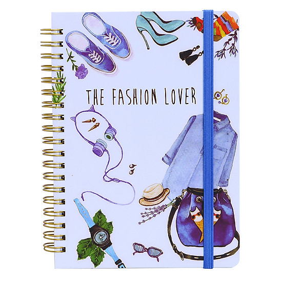 Sổ Lò Xo Lover Journal - The Fashion Lover 