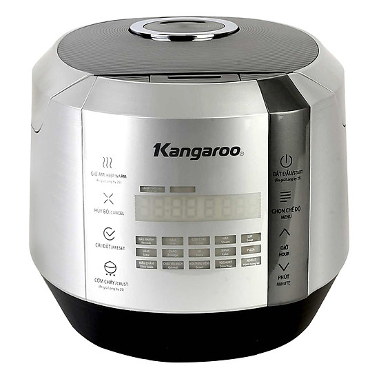 Nồi Cơm Điện Tử Kangaroo KG598 (1.5L) - Bạc 