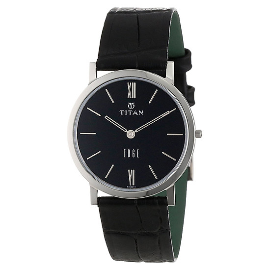 Đồng Hồ Nam Dây Da Titan 679SL02 (33mm) - Đen 