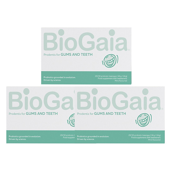 Combo 3 hộp viên ngậm biogaia prodentis lozenges 30 viên hộp - ảnh sản phẩm 1