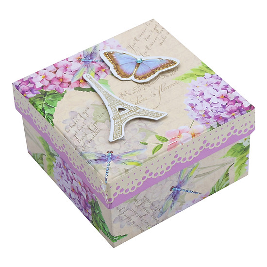 Hộp Quà Vuông ORI - V1207ORI-V1 (12 x 12 x 7 cm) 