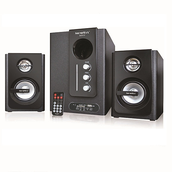 Loa Vi Tính SoundMax A-2117/2.1 60W - Hàng Chính Hãng 