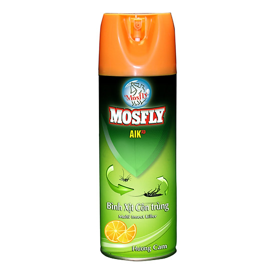 Bình Xịt Côn Trùng Mosfly AIKxp Hương Cam (300ml) 