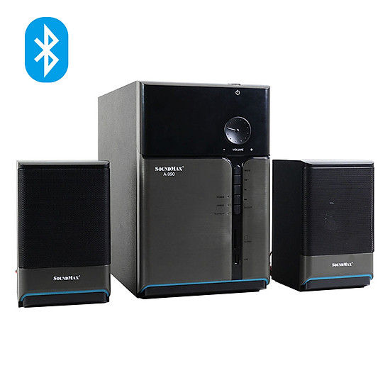 Loa Vi Tính SoundMax A-990/2.1 50W Tích Hợp Bluetooth 4.0 - Hàng Chính...