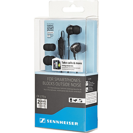 Tai Nghe Nhét Tai Sennheiser CX 275S - Hàng Chính Hãng