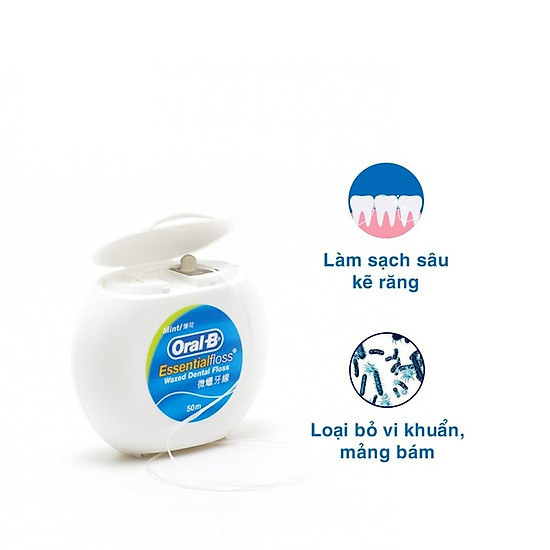 Combo 2 chỉ nha khoa oral-b essential mint hộp 50m - ảnh sản phẩm 4