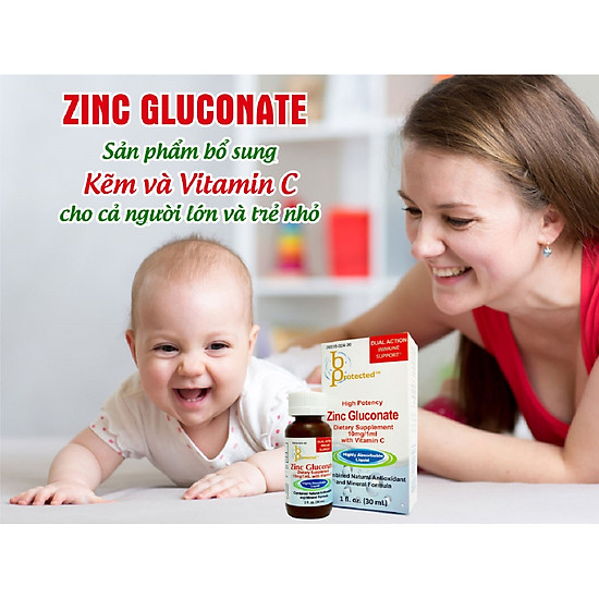 Kẽm nước cho bé zinc gluconate - ảnh sản phẩm 7