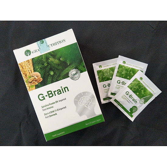 Combo 3 hộp cốm sữa tảo non g-brain dành cho bé - ảnh sản phẩm 3