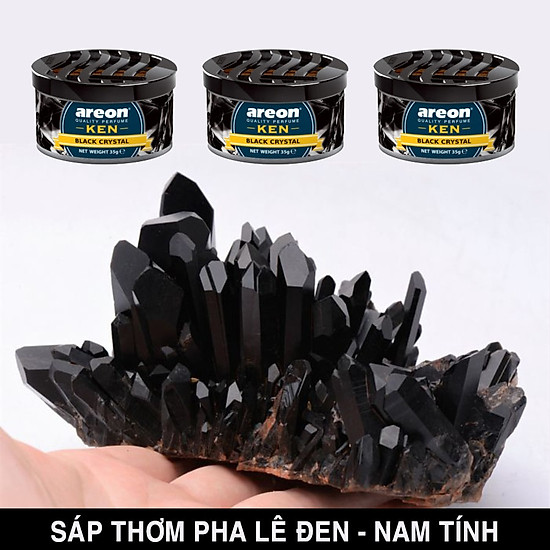 Sáp thơm ô tô areon hương pha lê đen - nam tính, the mát - ảnh sản phẩm 4