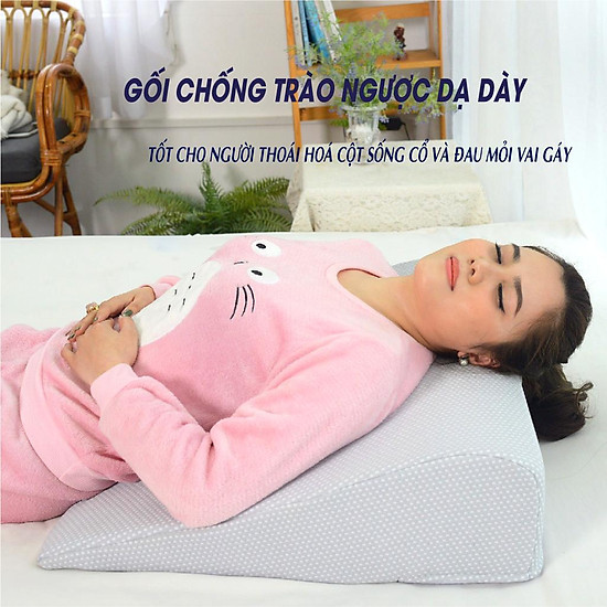 Gối trào ngược dạ dày người lớn yorokobi cải tiến chống trượt - ảnh sản phẩm 8