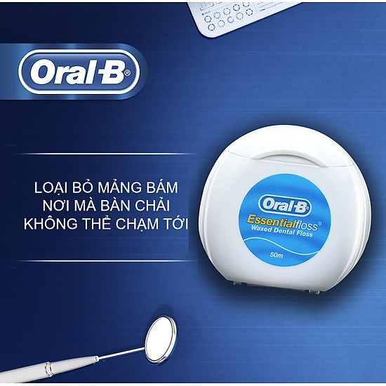 Combo 2 chỉ nha khoa oral-b essential mint hộp 50m - ảnh sản phẩm 7