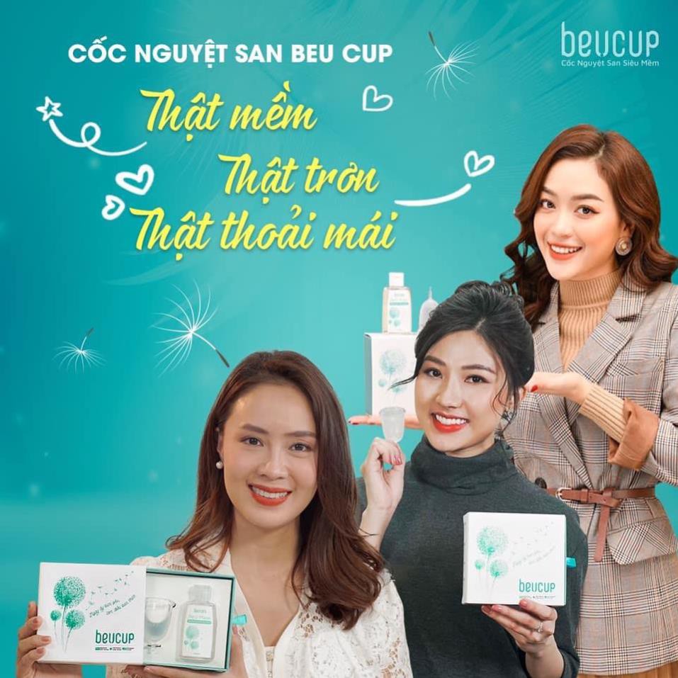 Bộ cốc nguyệt san beu cup chuẩn fda hoa kỳ kèm gel vệ sinh cốc - ảnh sản phẩm 2