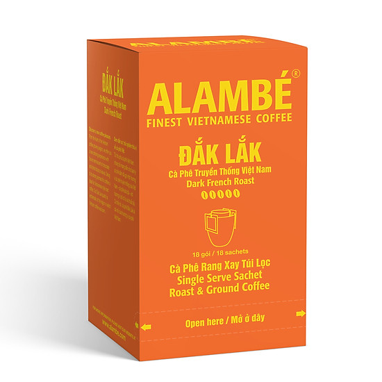 Cà phê túi lọc alambé - đắk lắk 18 gói x 10g - ảnh sản phẩm 3