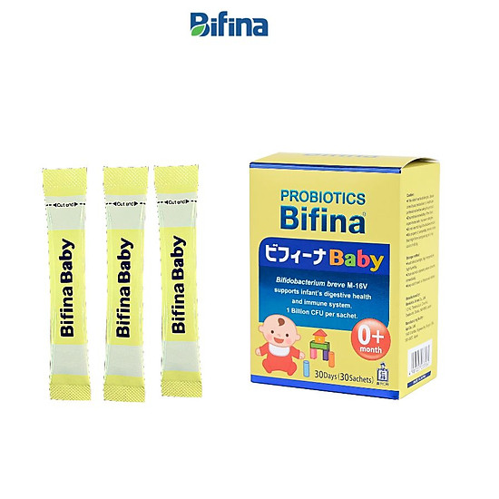 Men vi sinh cho bé bifina baby nhật bản- hộp 30 gói - ảnh sản phẩm 2