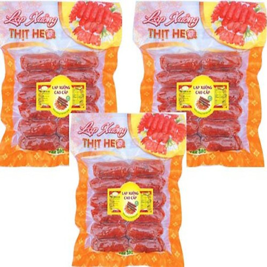 Mẫu mới 500g lạp xưởng heo loại đặc biệt thơm ngon tân lộc phát - ảnh sản phẩm 2