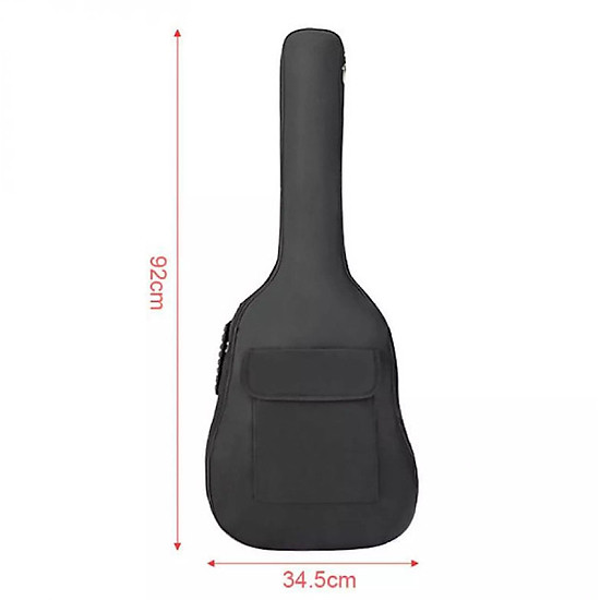 Bao đựng đàn guitar acoustic và classic b3l01 41inch vải dù 3 lớp nhiều - ảnh sản phẩm 4