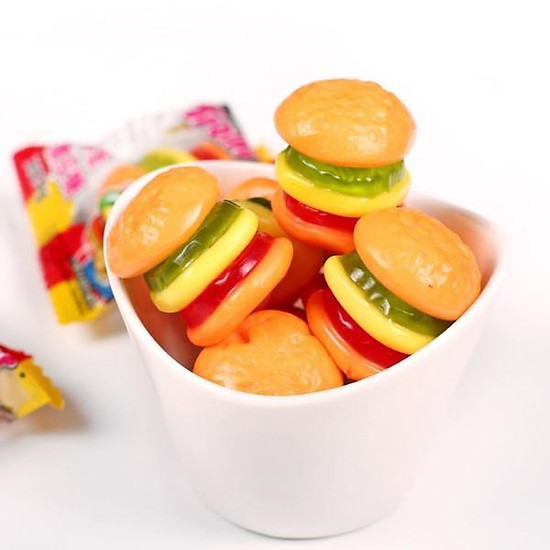 Kẹo dẻo trolli mini burger 90gr 10 viên - ảnh sản phẩm 2