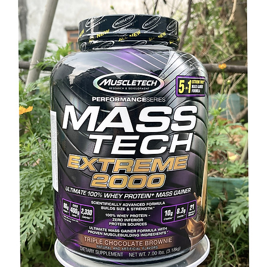 Combo sữa tăng cân tăng cơ mass tech extreme 2000 của muscletech hộp - ảnh sản phẩm 2