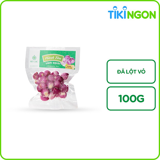 Củ hành tím làm sạch 100g - ảnh sản phẩm 1