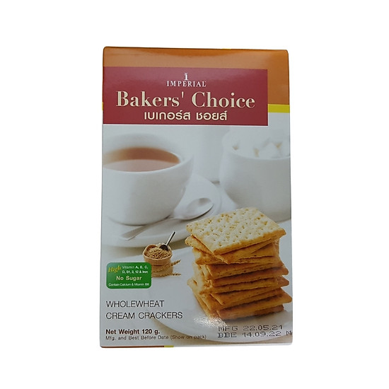 Bánh quy không đường lúa mì nguyên cám imperial bakers choice whole wheat - ảnh sản phẩm 1