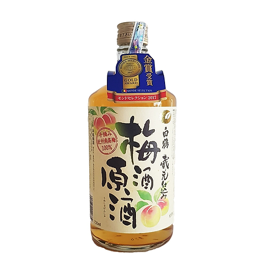 Rượu mơ hakutsuru kuramoto jikomi ume shu gensyu 19,5% 720ml - ảnh sản phẩm 1