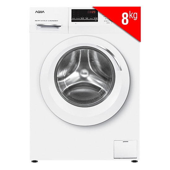 Máy Giặt Cửa Trước Inverter Aqua AQD-A800ZT-W (8kg) 