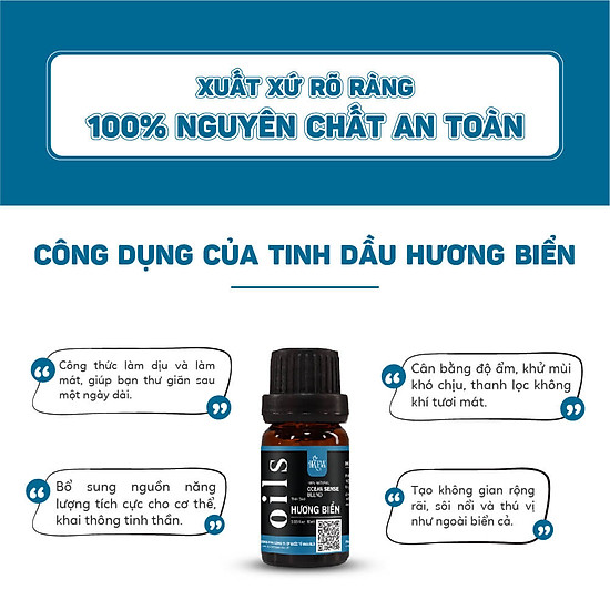 Tinh dầu thiên nhiên xông hương biển haeva giúp không gian nhà thơm mát - ảnh sản phẩm 3