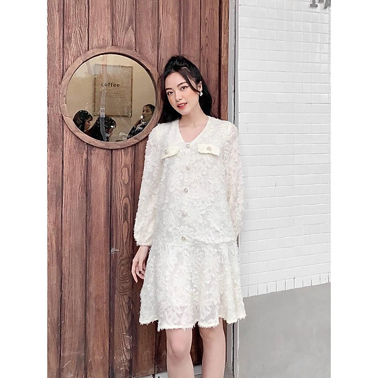 50+ Mẫu đầm suông vải voan phong cách Hàn Quốc đẹp nhất 2024 – Cardina