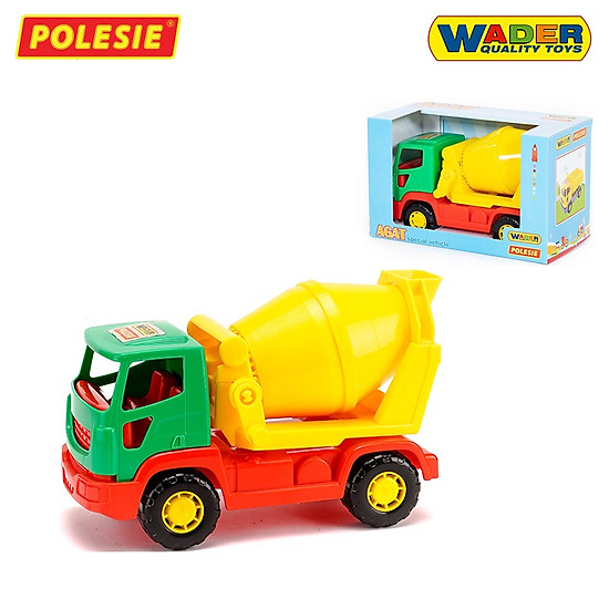 Xe trộn bê tông xây dựng tipper đồ chơi - wader toys - ảnh sản phẩm 8