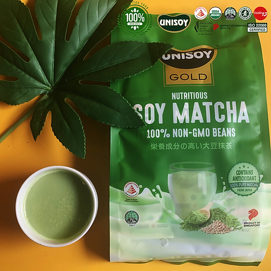 Bột đậu nành matcha unisoy 210g 10 gói x 21g - ảnh sản phẩm 7