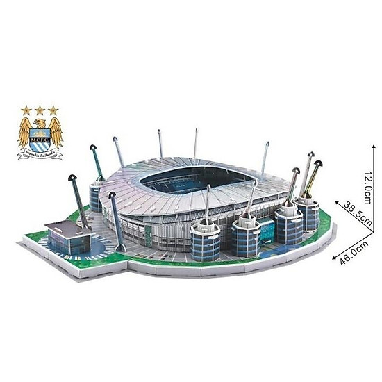 Mô hình sân vận động bóng đá Etihad  Manchester City  Tượng cầu thủ