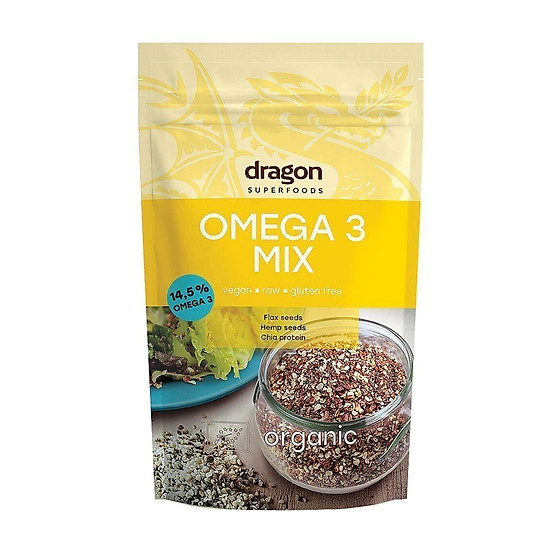 Hỗn hợp hạt omega 3 hữu cơ dragon superfoods 200g - ảnh sản phẩm 1