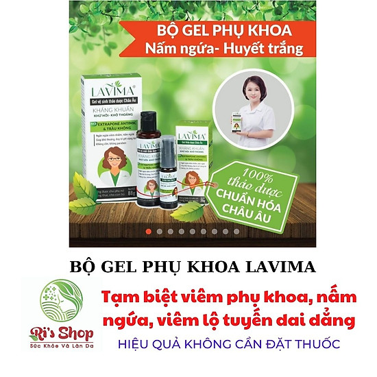 Combo 2 bộ gel phụ khoa lavimamẫu mới - giúp vùng kín luôn khô thoáng - ảnh sản phẩm 3