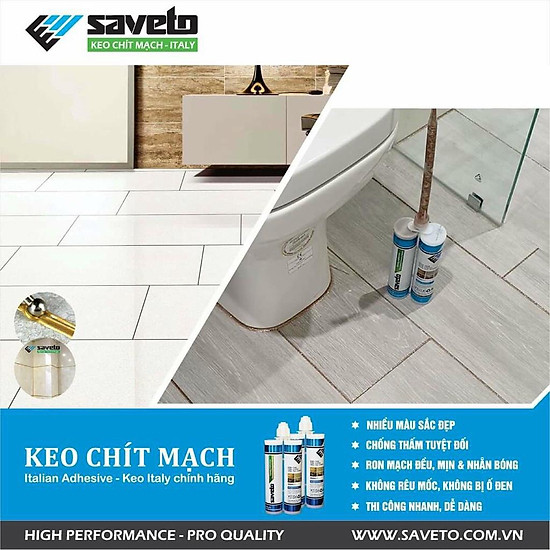 Combo 5 chai keo chít mạch saveto, keo chít mạch gạch sàn nhà - ảnh sản phẩm 4