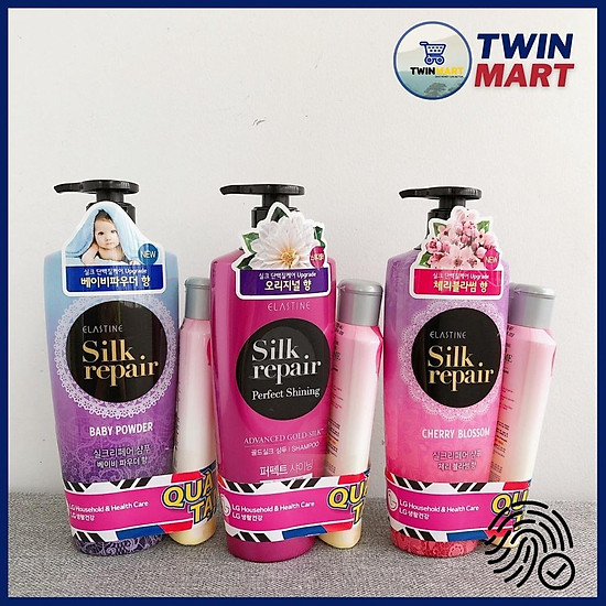 Dầu gội chăm sóc và nuôi dưỡng tóc elastine silk repair perfect shining - ảnh sản phẩm 5