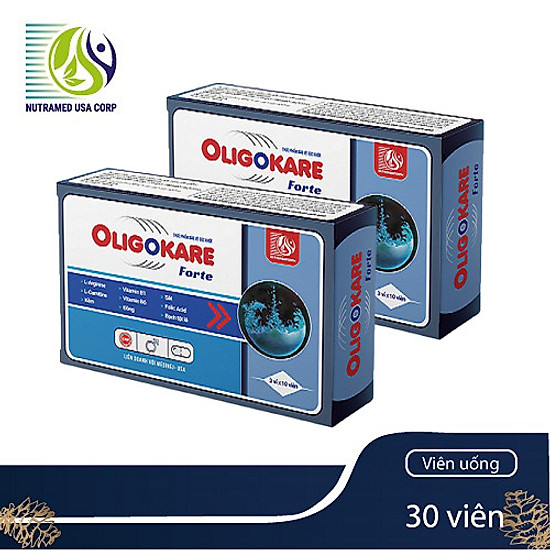 Combo 2 hộp oligokare forte - viên uống tăng chất lượng tinh trùng - ảnh sản phẩm 1