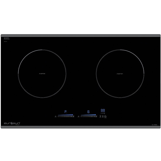 Bếp từ Eurosun EU-TE888G (Tặng máy hút mùi kính coong và Bộ 5 Nồi Inox...