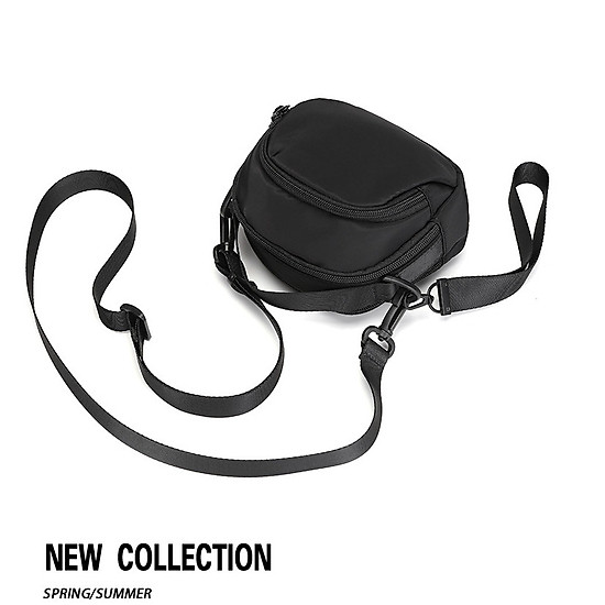 Túi đeo chéo nam nữ mini nhỏ gọn chống nước thời trang hàn quốc vải trượt - ảnh sản phẩm 2