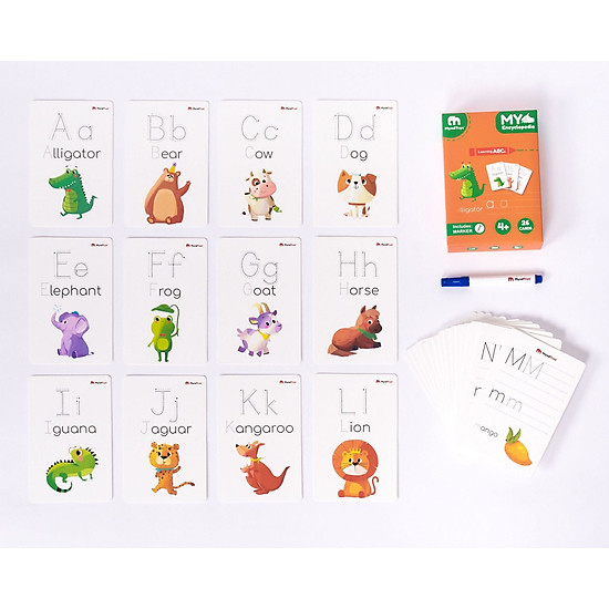 Đồ chơi giáo dục myndtoys flash cards học chữ boardgame my encyclopedia - ảnh sản phẩm 5