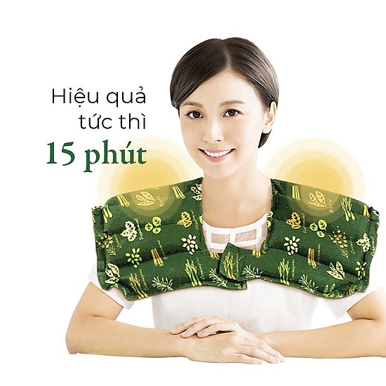 Túi chườm vai thảo dược - atz organic - nóng lạnh đa năng - ảnh sản phẩm 1