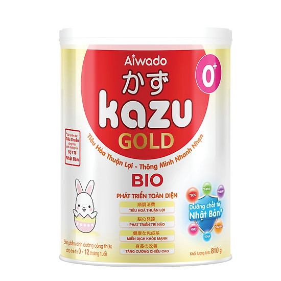 Tinh tuý dưỡng chất nhật bản sữa bột kazu bio gold 810g 0+ dưới 12 tháng - ảnh sản phẩm 1