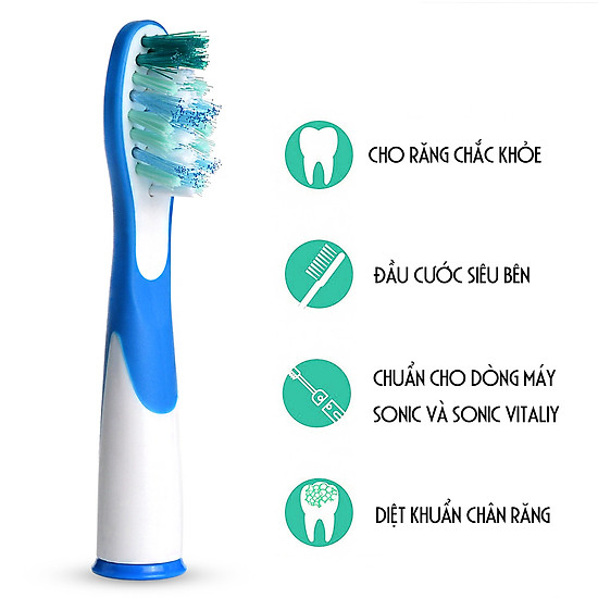 Bộ 4 đầu bàn chải đánh răng điện sr12a.18a cho các dòng máy braun oral b - ảnh sản phẩm 2