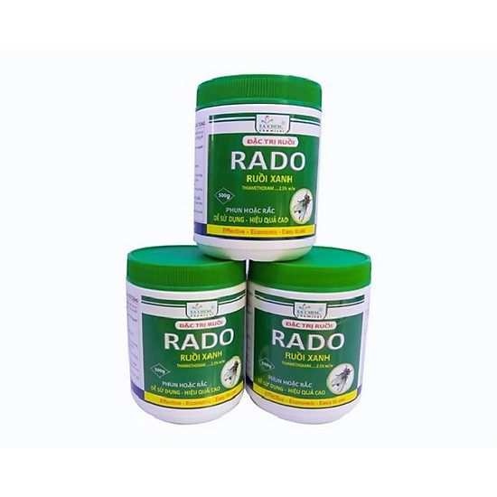 Hạ gục ngay bã diệt ruồi rado lon 500gr dạng phun hoặc rắc - hiệu quả dài - ảnh sản phẩm 2