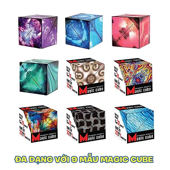 Đồ chơi magic cube khối lập phương ma thuật màu xanh lá mc01 gre - ảnh sản phẩm 2