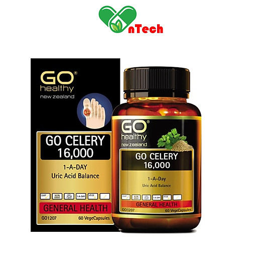 Phòng và hỗ trợ điều trị gout go celery 16000 acid balance giảm sưng đau - ảnh sản phẩm 1