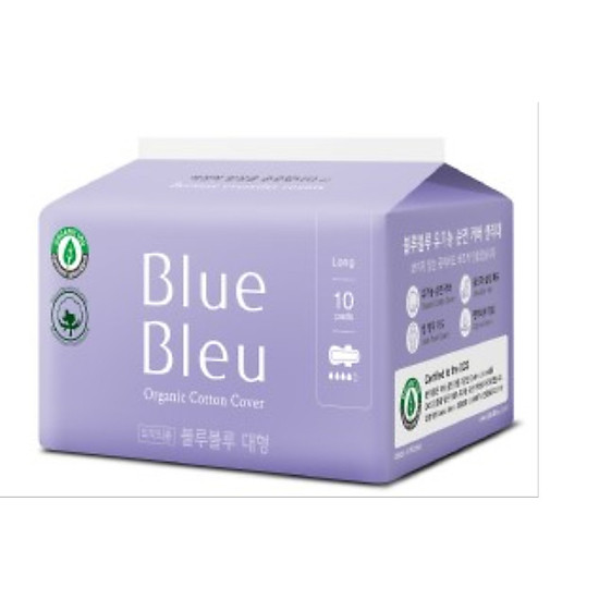Băng vệ sinh trong chu kỳ blue bleu từ sợi bông hữu cơ và tinh dầu cây - ảnh sản phẩm 2