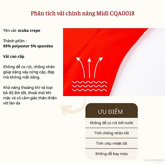 Đầm dạ hội bút chì cúp ngực cqa dây nơ nữ tính màu đỏ cam chất liệu - ảnh sản phẩm 9