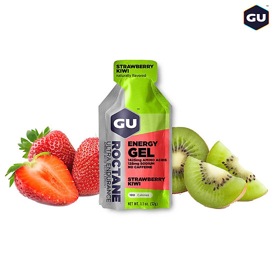 Gel năng lượng gu energy roctane vị strawberry kiwi - dâu kiwi combo 6 gói - ảnh sản phẩm 2